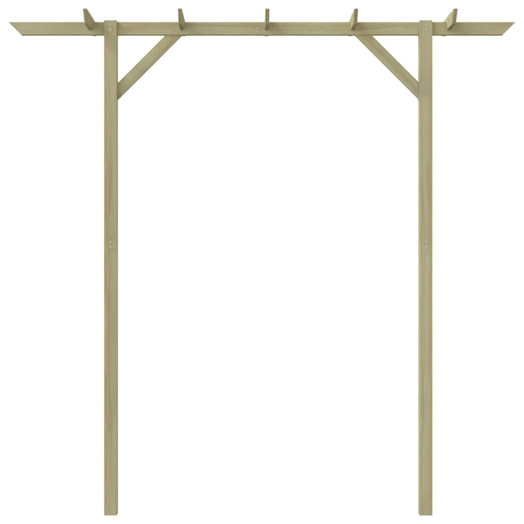 Vidaxl Pergola 205x40x203 cm Wood