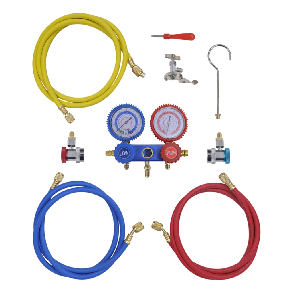 Vidaxl Manometer 2-direction set in storage case