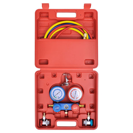 Vidaxl manometer 2-richtingen set in opbergkoffer