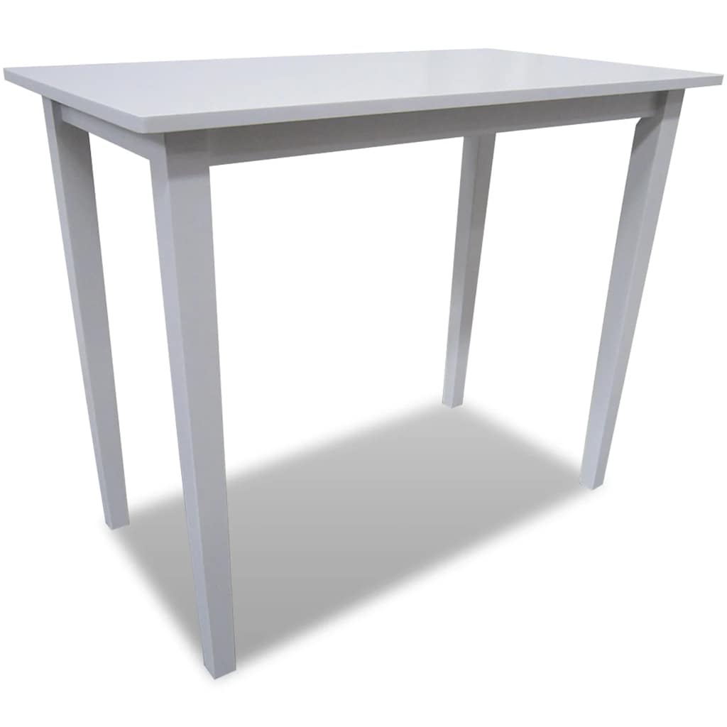 Vidaxl bartafel hout wit