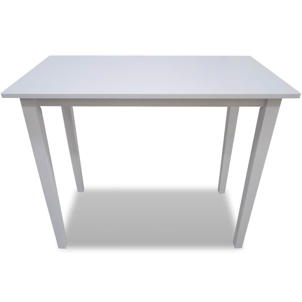 Vidaxl bartafel hout wit