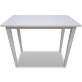 Vidaxl bartafel hout wit