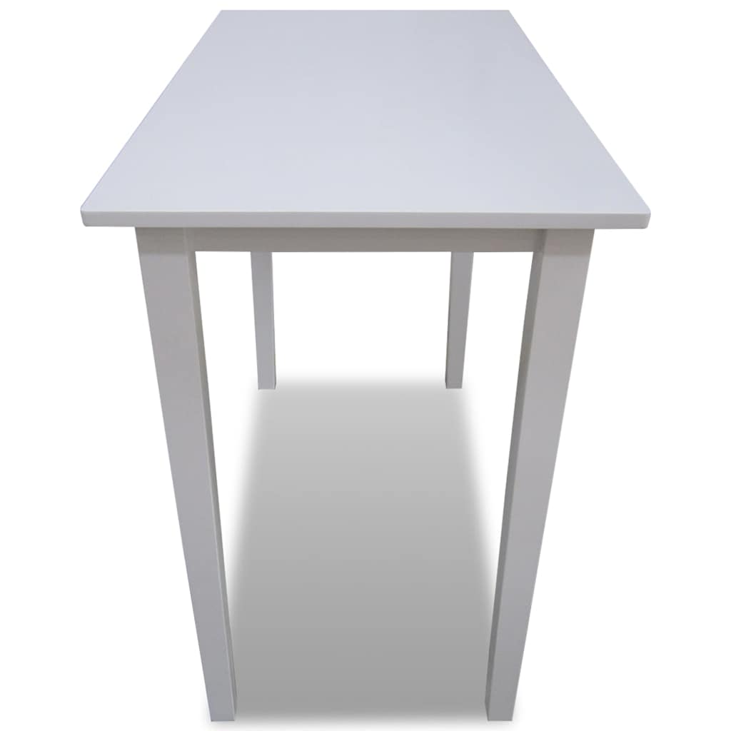 Vidaxl bartafel hout wit