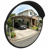 Vidaxl verkeersspiegel voor buiten 30 cm pc-kunststof zwart