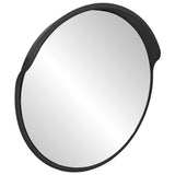 Vidaxl verkeersspiegel voor buiten 30 cm pc-kunststof zwart