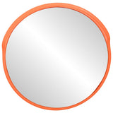 Vidaxl verkeersspiegel voor buiten 45 cm pc-kunststof oranje