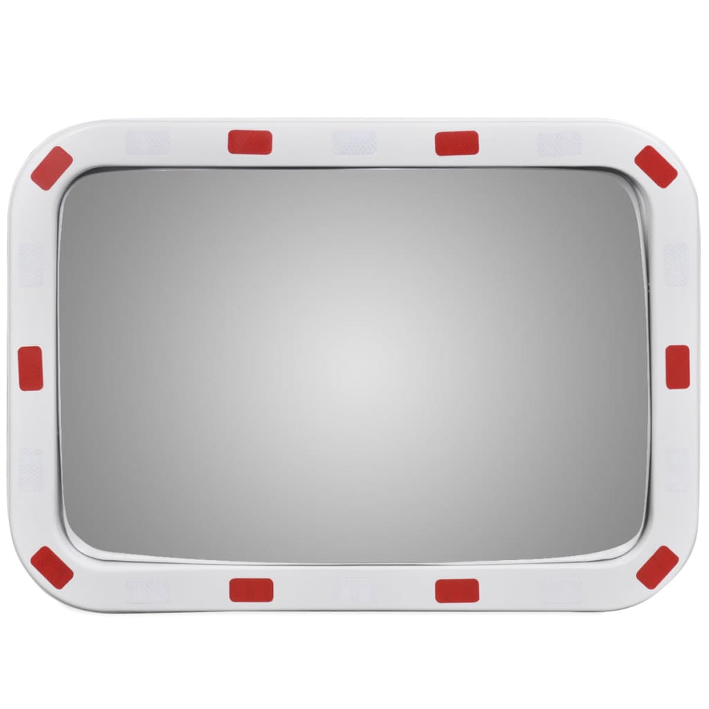 Vidaxl Traffic mirror rectangular with reflectors 40x60 cm