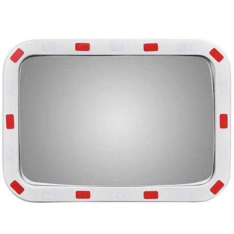 Vidaxl verkeersspiegel rechthoekig met reflectors 40x60 cm