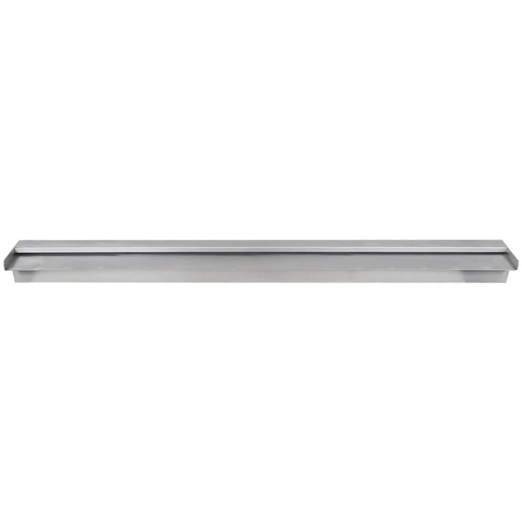 VidaXL Swimming pool waterfall Rectangular 120 cm Stainless steel