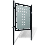 Vidaxl zwarte enkele deur 100x100 cm