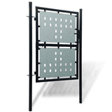 Vidaxl zwarte enkele deur 100x175 cm