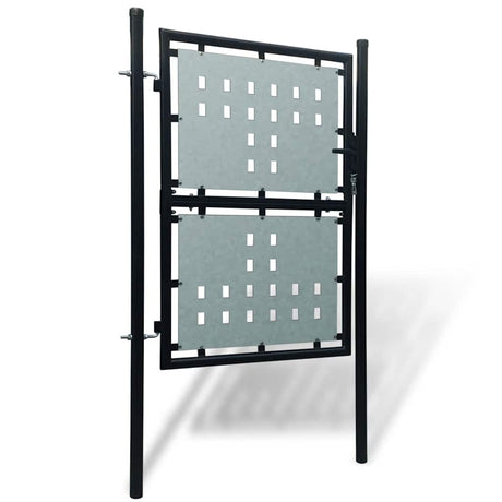 Vidaxl zwarte enkele deur 100x175 cm