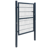 Vidaxl 2d poort (enkel) antracietgrijs 100x120 cm