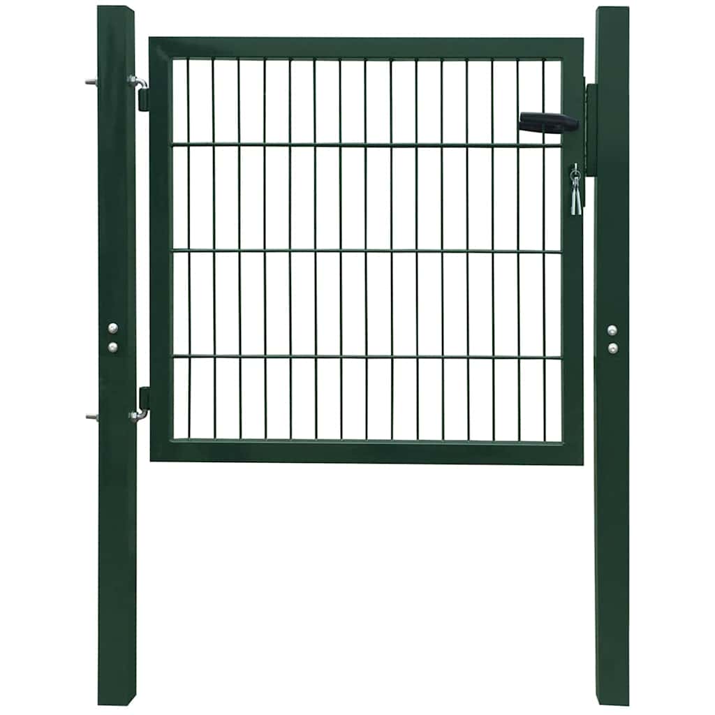 Vidaxl 2d hekpoort (enkel) groen 100x80 cm