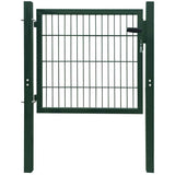 Vidaxl 2d hekpoort (enkel) groen 100x80 cm