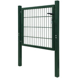 Vidaxl Port Double Rod Bold (caviglia) 106x130 cm Verde