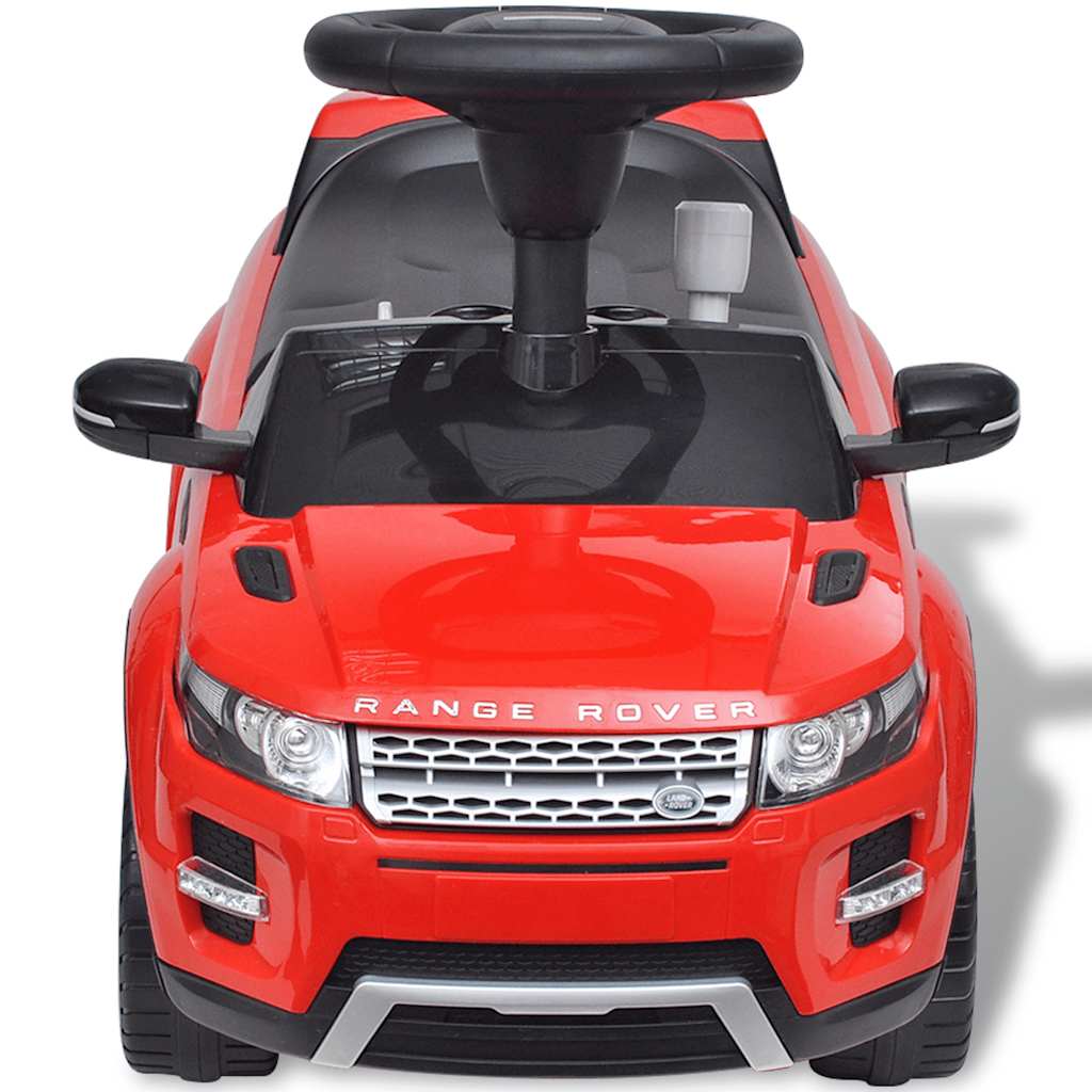 Vidaxl Walking Car Land Rover 348 avec de la musique rouge