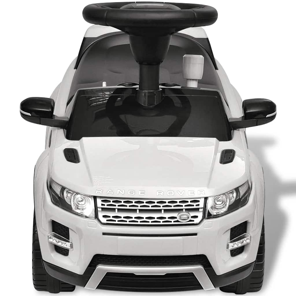 Vidaxl Walking Car Land Rover 348 med musikk White