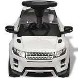 Vidaxl Walking Car Land Rover 348 avec de la musique blanche