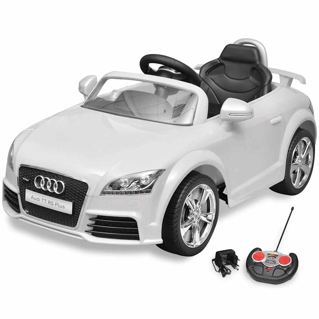 Vidaxl Electric Auto Audi TT RS s dálkovým ovládáním bílé