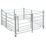 Vidaxl Schaapskooi 4 paneles 137x137x92 cm de acero galvanizado