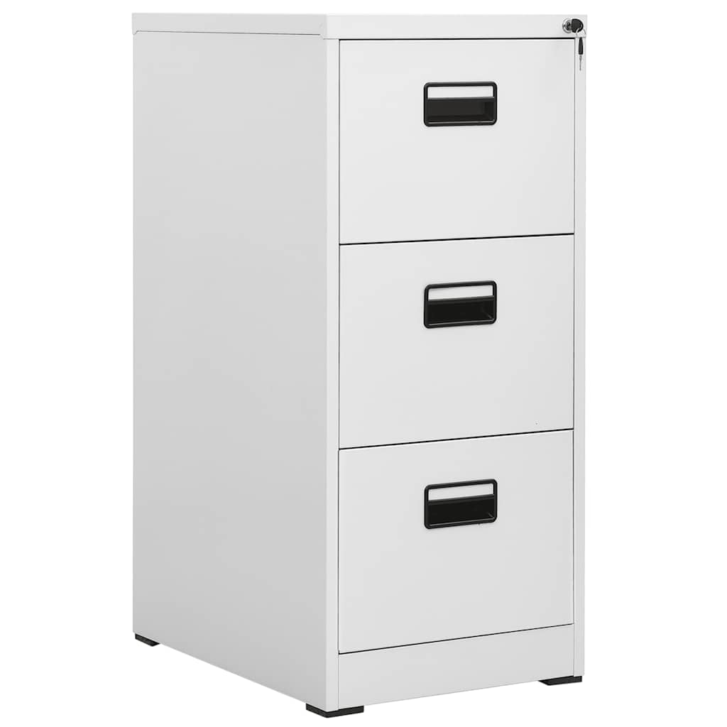 Vidaxl archiefkast 46x62x102,5 cm staal lichtgrijs