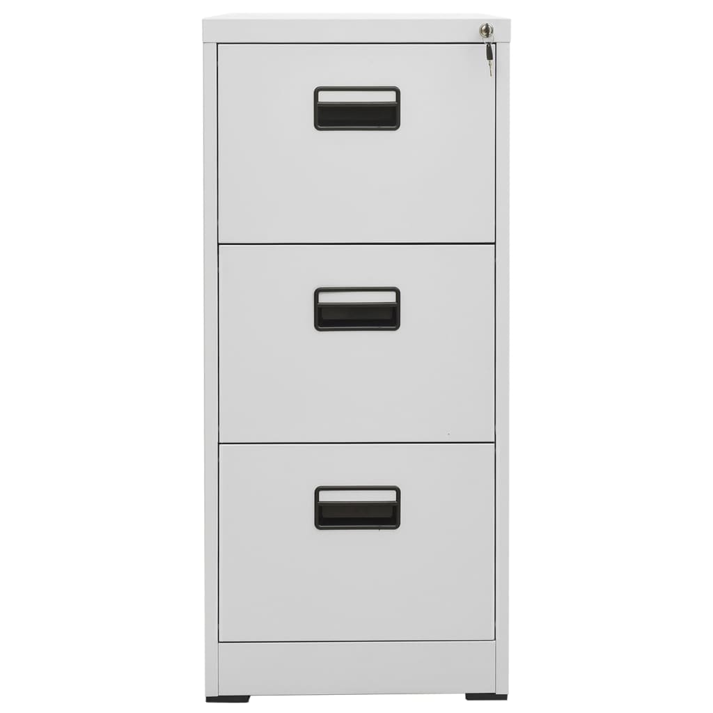 Vidaxl archiefkast 46x62x102,5 cm staal lichtgrijs