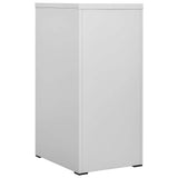 Vidaxl archiefkast 46x62x102,5 cm staal lichtgrijs