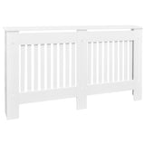 Vidaxl radiatorombouw 152 cm bewerkt hout wit