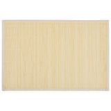 Vidaxl 6 placemats bamboe 30 x 45 cm natuurlijk