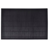 Vidaxl 6 placemats bamboe 30 x 45 cm zwart