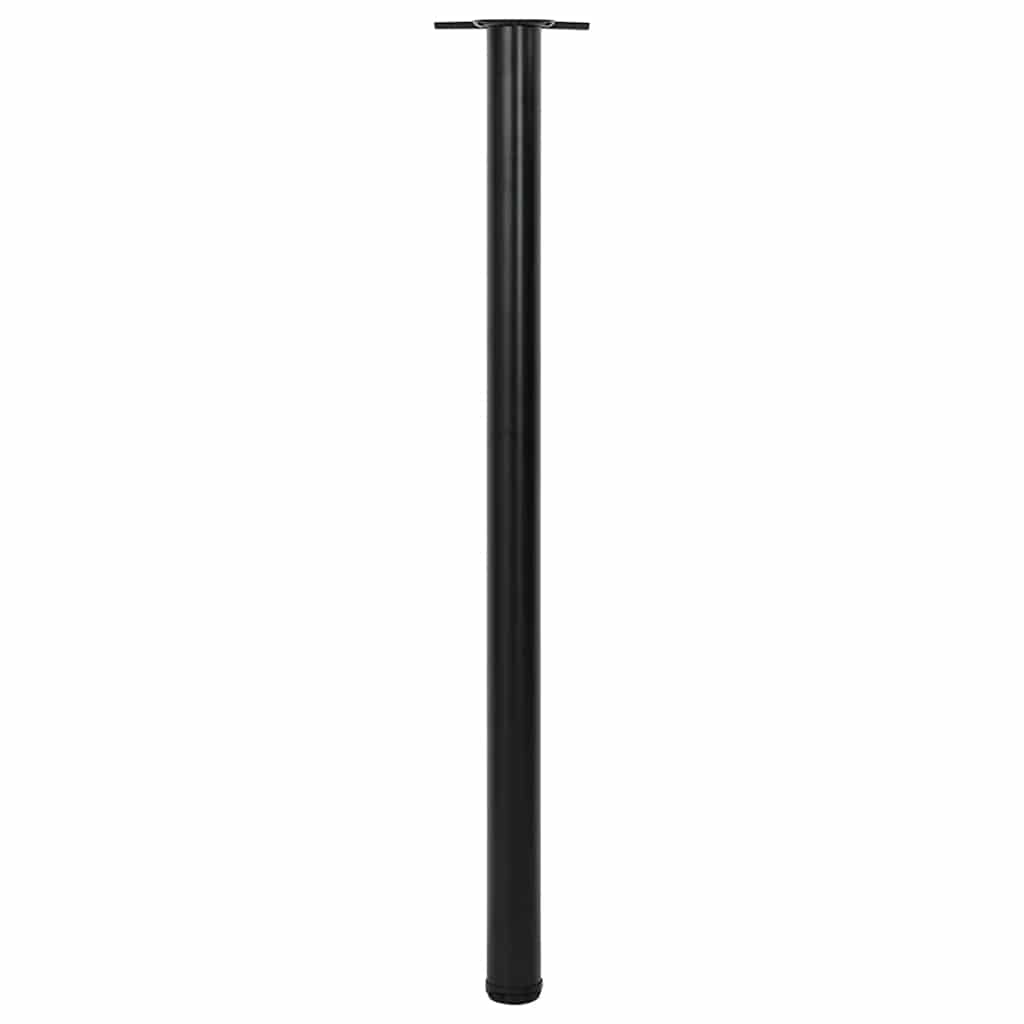 Vidaxl tafelpoten in hoogte verstelbaar zwart 1100 mm 4 st