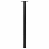 Vidaxl tafelpoten in hoogte verstelbaar zwart 1100 mm 4 st