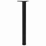 Vidaxl tafelpoten in hoogte verstelbaar zwart 710 mm 4 st