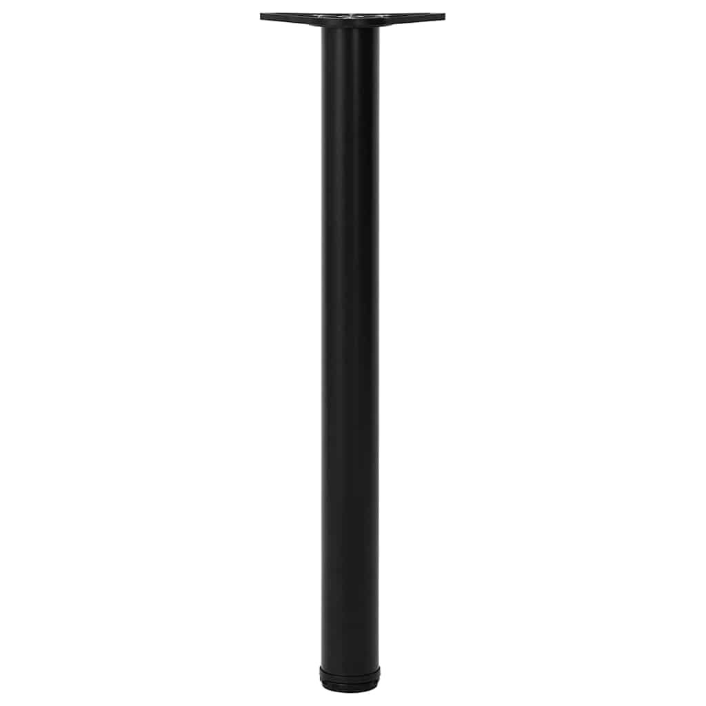 Vidaxl tafelpoten in hoogte verstelbaar zwart 710 mm 4 st