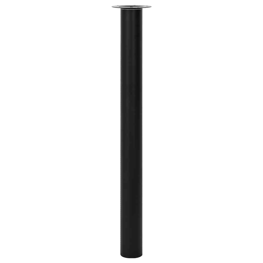 Vidaxl tafelpoten telescopisch 710-1100 mm zwart 2 st