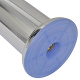 Vidaxl bankpoten rond chroom 120 mm 4 st