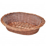 Vidaxl Dog Basket Pet Bed 69 cm Natural Willow