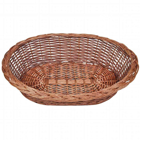 Vidaxl hondenmand huisdierenbed 69 cm natuurlijk wilgen