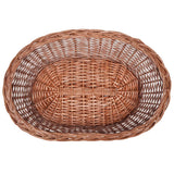 Vidaxl hondenmand huisdierenbed 50 cm natuurlijk wilgen