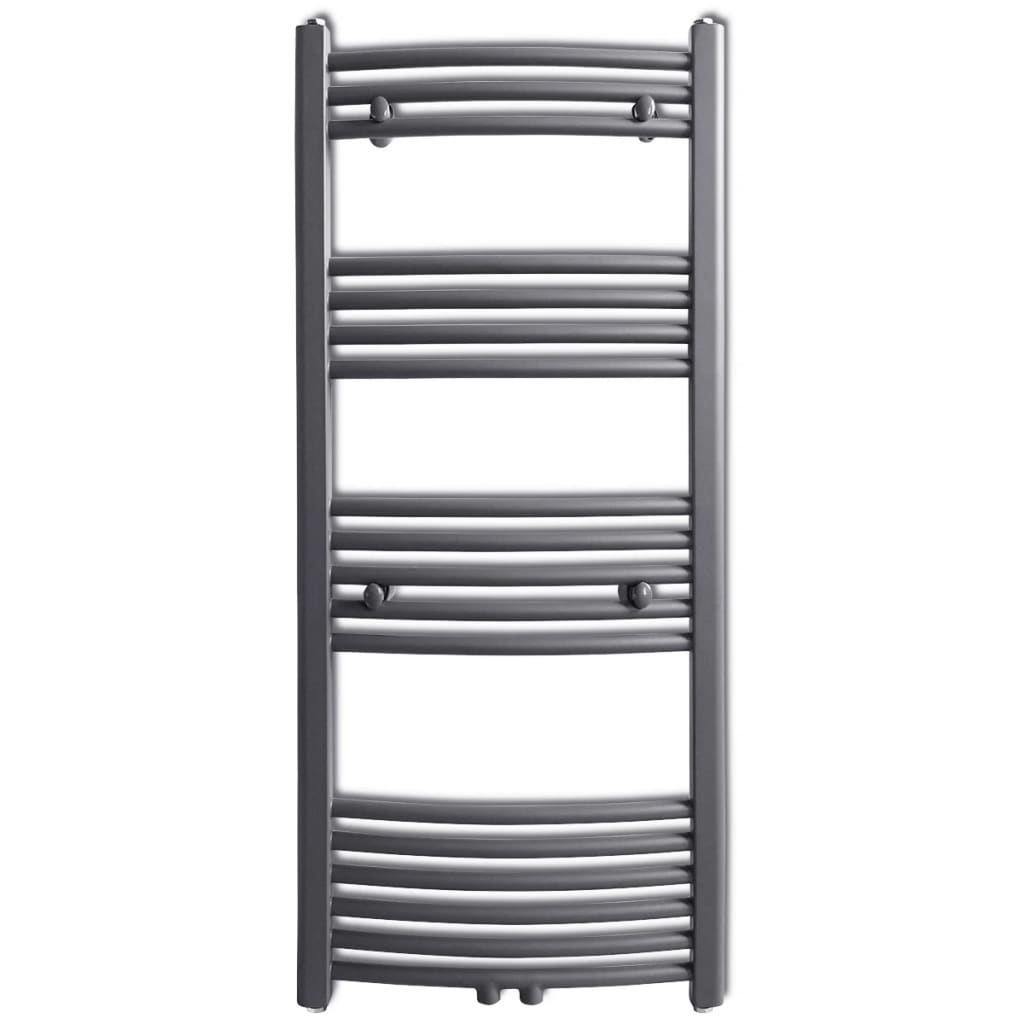 Vidaxl Radiator Towel rack bent 500x1160 mm Gray