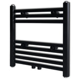 Vidaxl radiator handdoekenrek recht 480x480 mm zwart
