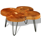 Vidaxl salontafel 4 boomstammen 35 cm massief acaciahout