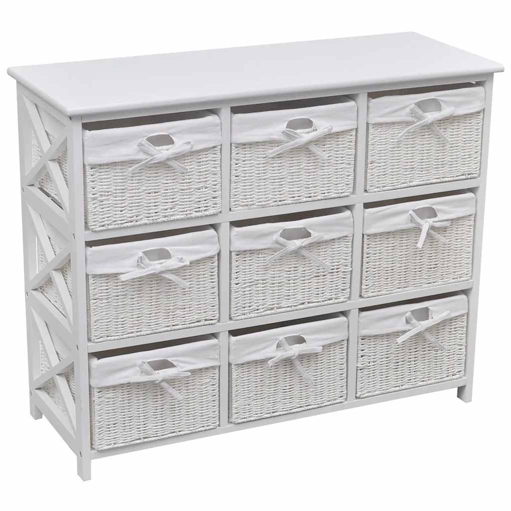 Vidaxl opbergkast wit