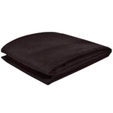 Vidaxl Bank cover Microsuede Brown 140 x 210 cm