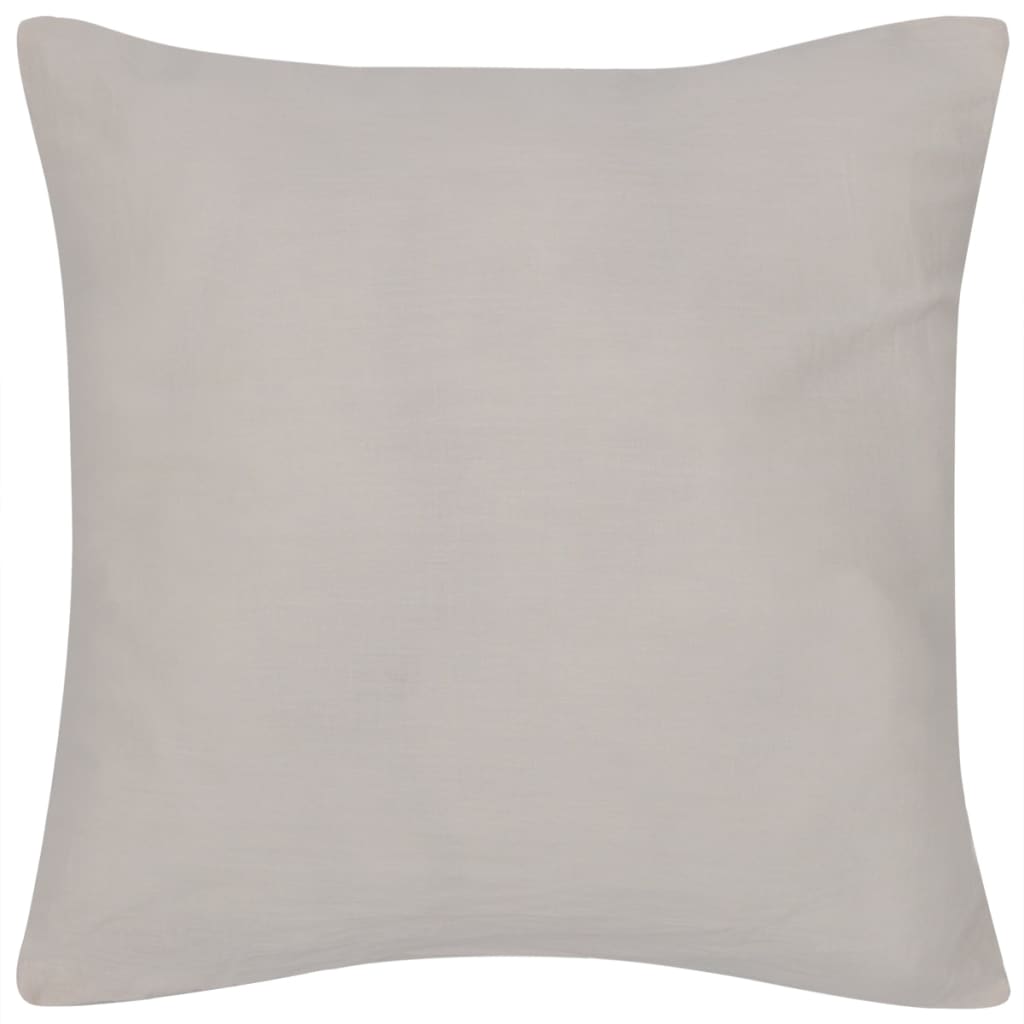 Vidaxl Cushion copre cotone 40 x 40 cm beige 4 pezzi