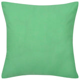 Vidaxl kussenhoezen katoen 40 x 40 cm appeltjesgroen 4 stuks