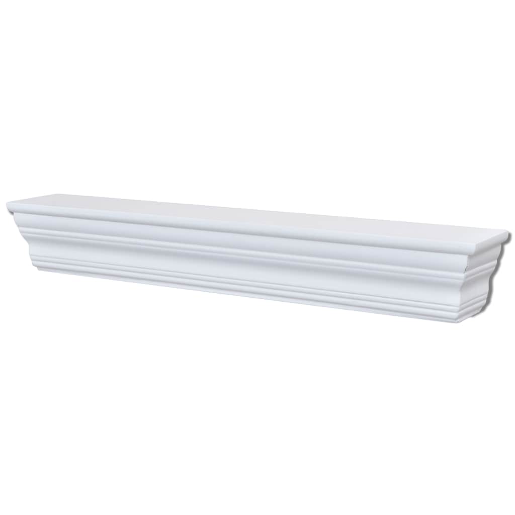 Vidaxl wandschappen aaliyah 2 st wit