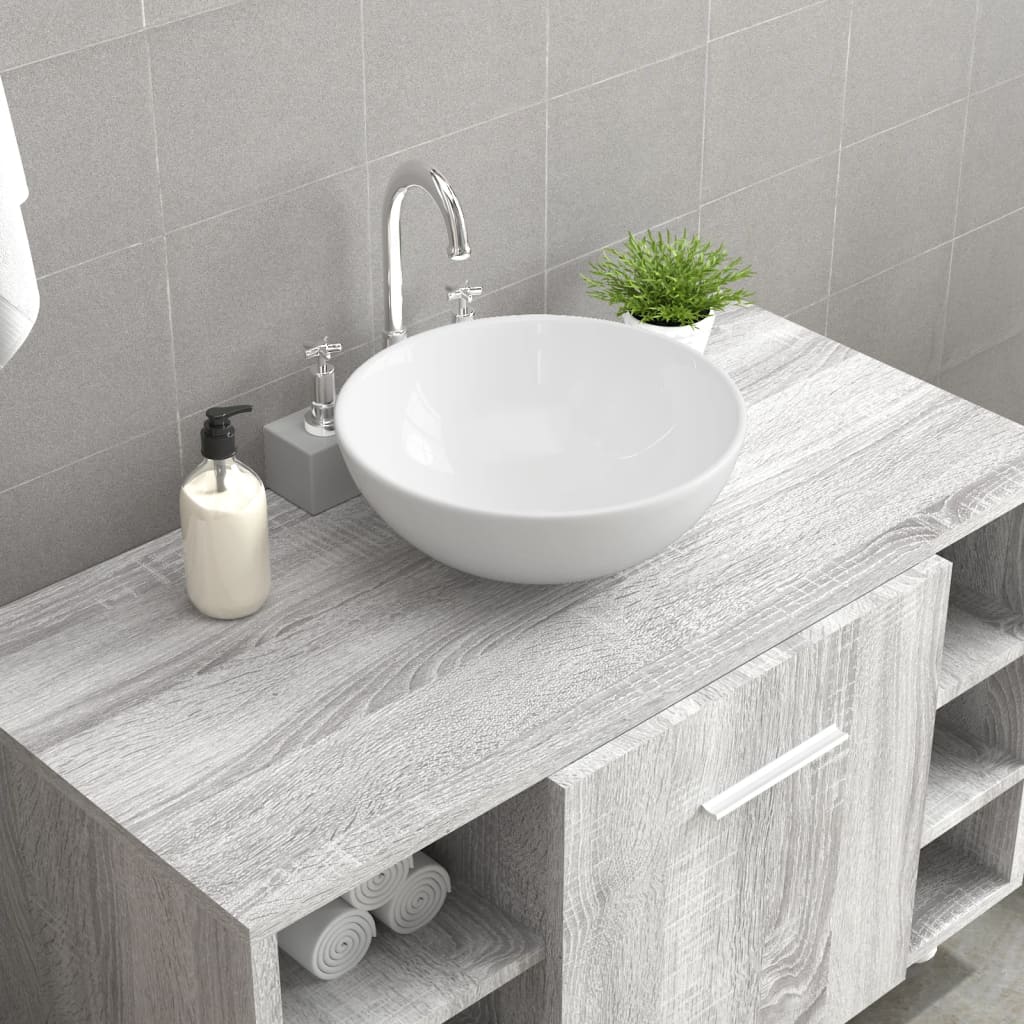 BIDAXL WASHBASIN 28x28x10 cm keramisk vit