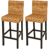 Vidaxl barkrukken 2 st abaca